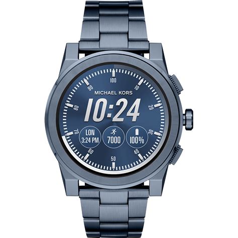 michael kors access graysonnsmart watch man|Michael Kors Access Men's Grayson Black IP Touchscreen .